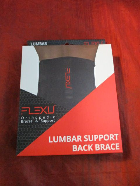 Load image into Gallery viewer, FlexU Lumbar Support Back Brace Adult Size Large
