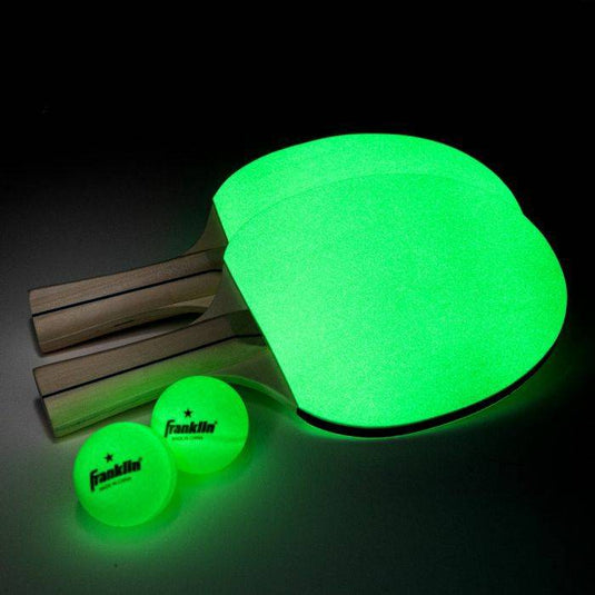 New Franklin LED Table Tennis Net/Glowing Paddle Set