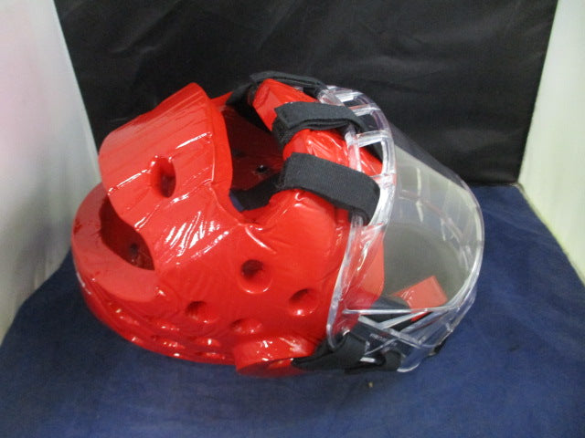 Load image into Gallery viewer, Used Tiger Claw Martial Arts CLear Face Shield Head Gear Size Adult
