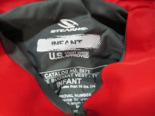Used Stearns Infant Life Jacket Less Than 30lbs