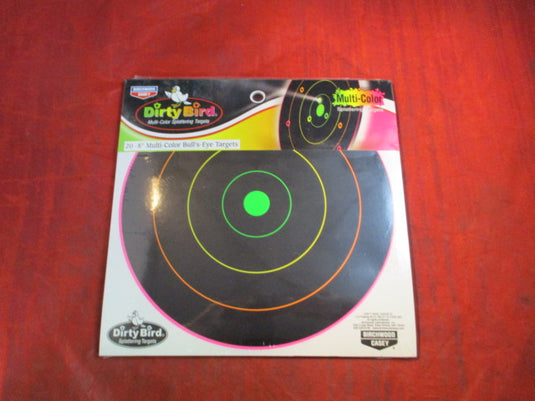 Birchwood Dirty Bird 20 - 8" Multi-Color Bull's-Eye Targets