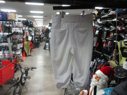 Used Champro White Knicker Baseball Pants W/ Black Piping