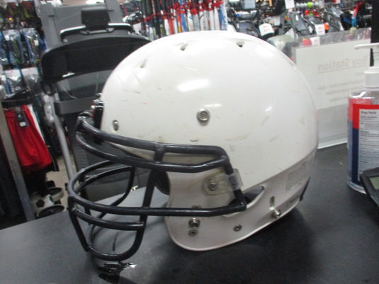Used Schutt Recruit Hybrid White Youth Medium Football Helmet w/ 1