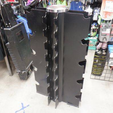 Load image into Gallery viewer, Used 13 Pair 4 Sided Vertical Dumbbell Rack
