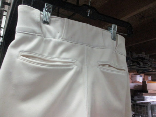 Used Champro Youth Large White Pants with Black Pinstripe (Has hole in back)