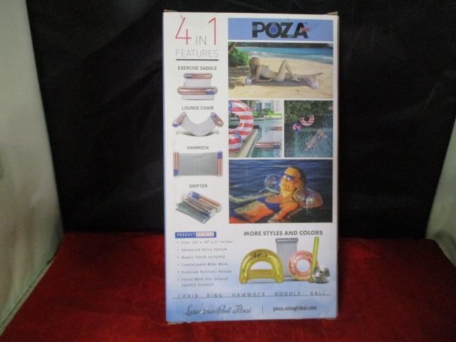 Load image into Gallery viewer, New Poza USA Flag Water Hammock - 56&quot; x 30&quot;
