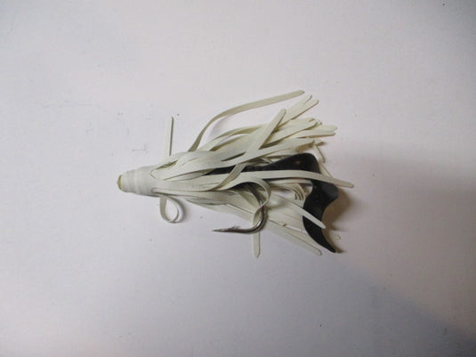 Used White Skirted Grub Lure