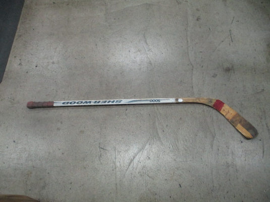 Used Sherwood 5000 Wood Jr Hockey Stick