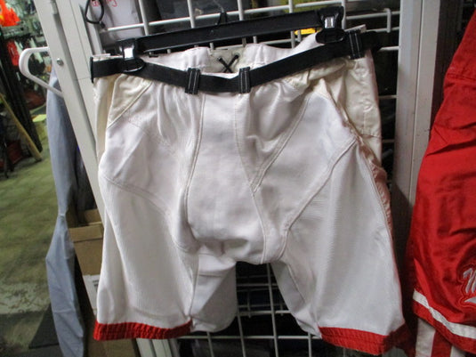 Used Bauer Mission White Hockey Shell Cover Pants Size Medium