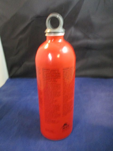 Used Red MSR Fuel Bottle - 20 fl oz