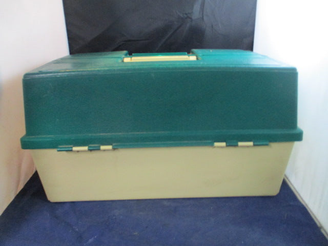 Load image into Gallery viewer, Used Vintage Plano 8733 3 Tray Cantilever Style Tackle Box
