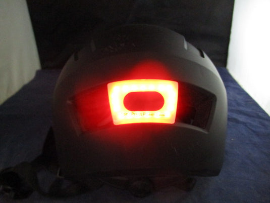 Used Ledivo Bike Helmet with Safety Light Size Large