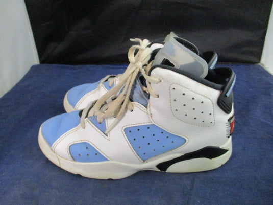 Used Nike Air Jordan 6 VI Retro University Blue Shoes Youth Size 1