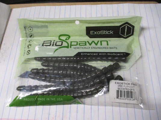 Biospawn ExoStick Pro Bait Green Pumpkin - 8 ct