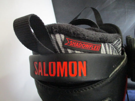 Used Salomon Shadowflex Hi-Fi Wide Snowboard Boots Adult Size 8