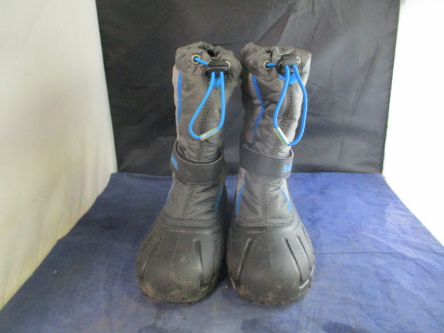 Load image into Gallery viewer, Used Sorel Flurry Snow Boots Youth Size 3
