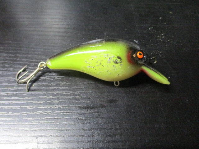 Load image into Gallery viewer, Used Cordell Big O Green with Black Back Rattling Crankbait Lure
