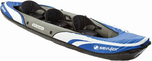 New Sevylor Big Basin 3 Person Inflatable Kayak