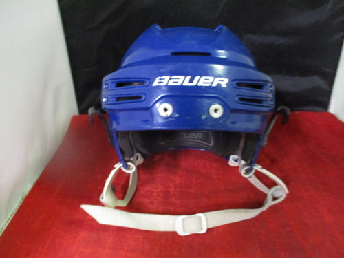 Used Bauer Reakt 75 Hockey Helmet Royal Blue Size Small