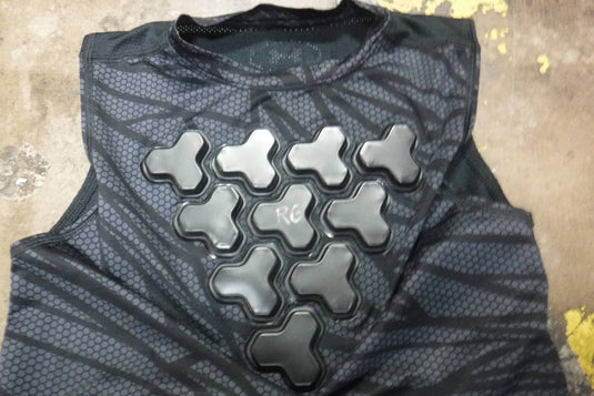 Used Under Armour Youth Compression Tank With Chest Protector