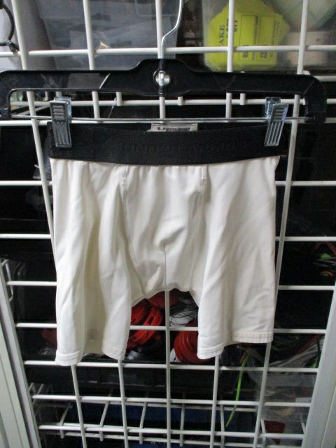 Load image into Gallery viewer, Used Under Armour Compression Shorts w/ Cup Youth Size Medium
