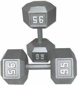 New Cap 95 lb Cast Iron Dumbbell - 1 Qty