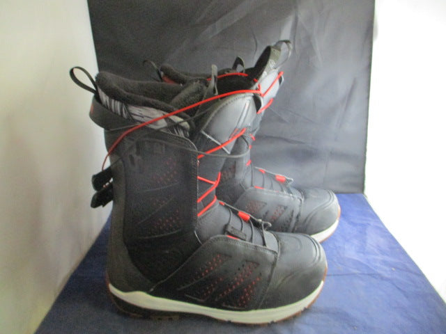 Load image into Gallery viewer, Used Salomon Shadowflex Hi-Fi Wide Snowboard Boots Adult Size 8
