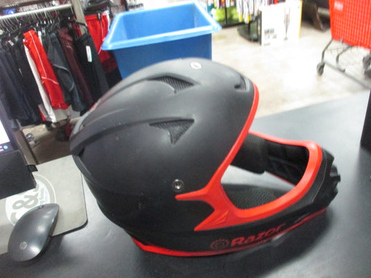 Used Razor Full Face Bike Helmet Size Youth Medium