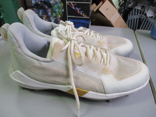 Used Under Armour Harper Hybrid Baseball Cleats Metal / Molded Size 12.5