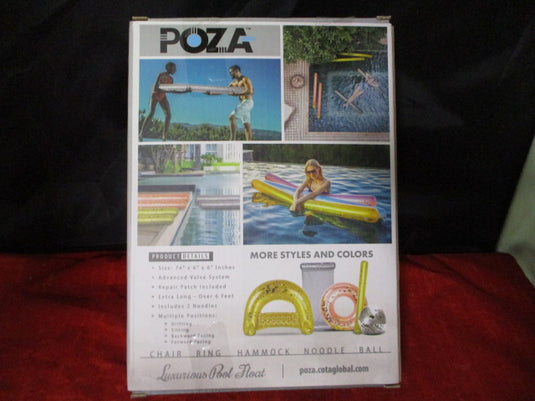 New Poza Pool Noodles Silver Confetti - Set of 2 74" x 6" x 6"