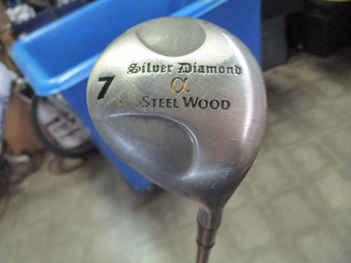 Used Silver Diamond Steel Wood 7 Wood