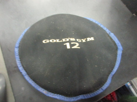 Used Golds Gym 12 LB Weighted Sand Bag Disc