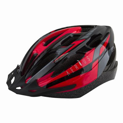 New Aerius V19-Sport Black/Red Bicycle Helmet Size S/M 54-58cm