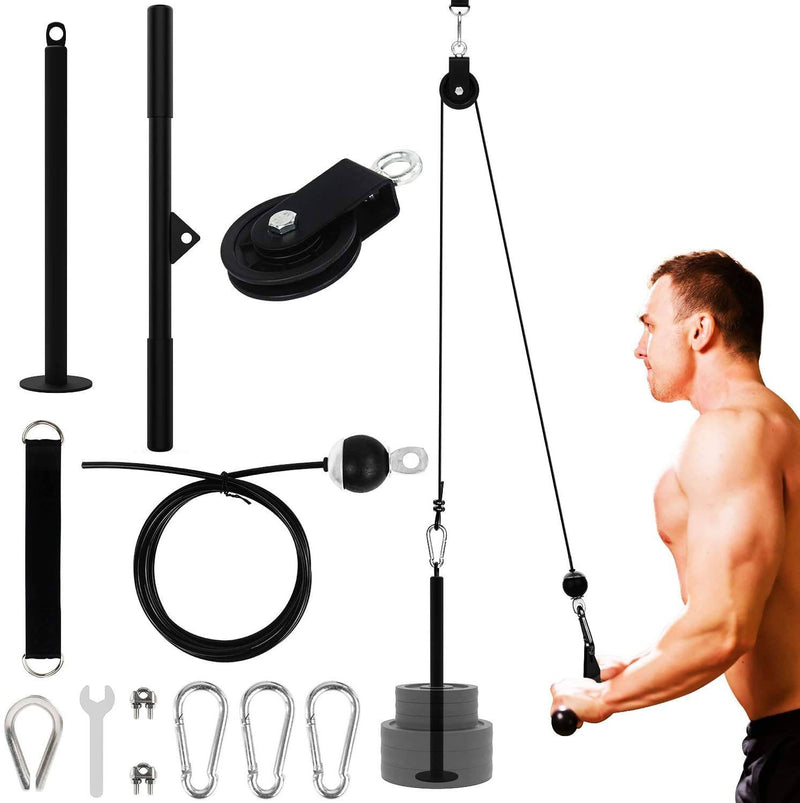 Load image into Gallery viewer, YaNovate Fitness Lat And Lift Pulley System
