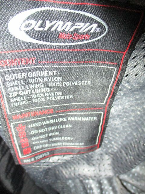 Used Olympia Moto Sports Pants Size 12