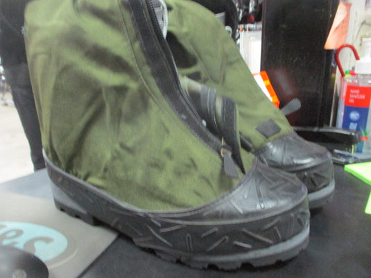 Used Scarpa Boots Men's Size 11 with Green Covers