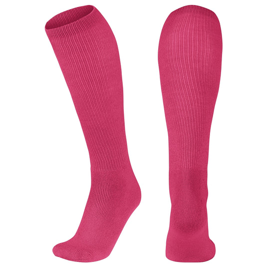 New Champro Pink Multi-Sport 100% Polyester Sock Size Large