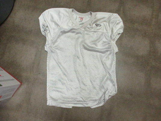 Used Rawlings White Football Jersey Size Small