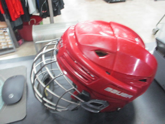Used Bauer RE-Act 200 Youth Hockey Helmet Size Small