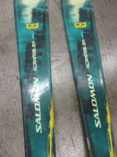 Used Salomon Scrambler 130cm Skis W/ Salomon Bindings