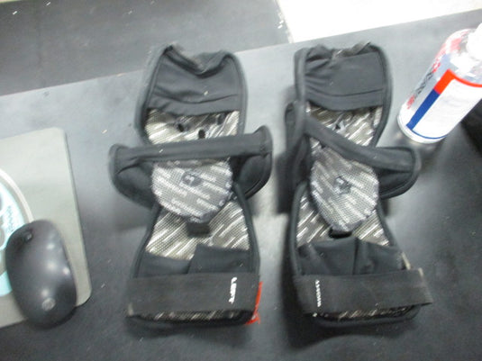 Used STX Black Lacrosse Elbow Pads (Straps Are Worn)
