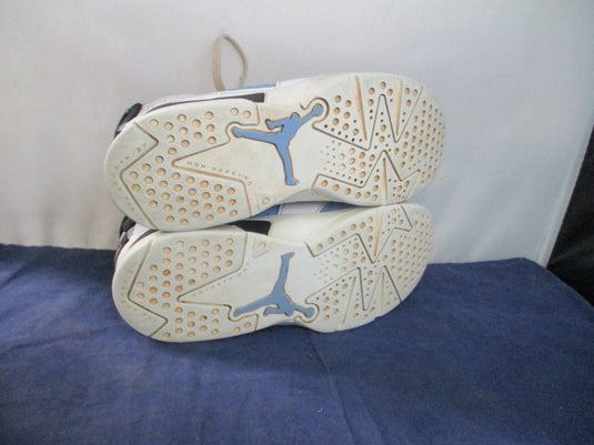 Used Nike Air Jordan 6 VI Retro University Blue Shoes Youth Size 1