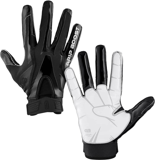 New Grip Boost Stealth 4.0 Black Receiver's Gloves Youth Medium