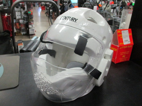 Used Century White Headgear W/ Face Shield Youth
