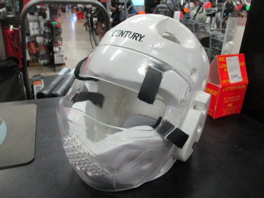 Used Century White Headgear W/ Face Shield Youth