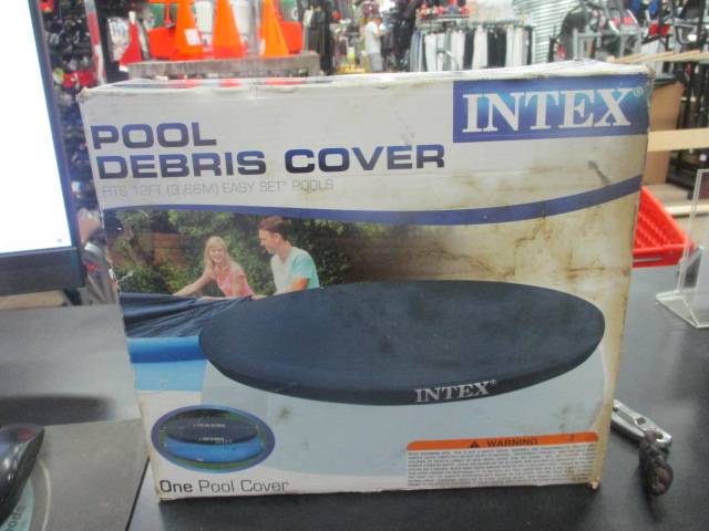 Load image into Gallery viewer, INTEX 12-Foot Round Easy Set Pool Cover
