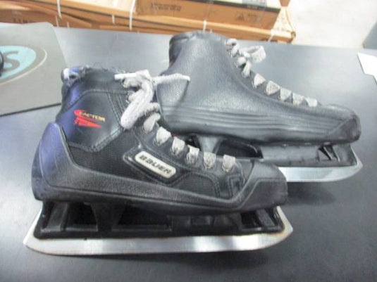 Used Bauer Reactor 3000 Hockey Goalie Skates