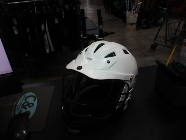 Load image into Gallery viewer, Used Cascade CPX White Softball Pitching  Helmet
