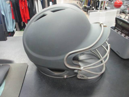 Used Champro Gray Batting Helmet With Mask