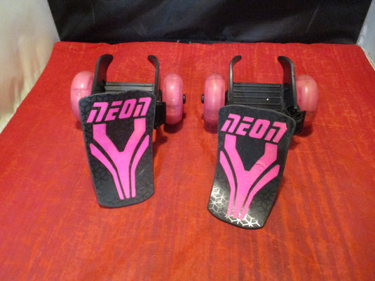 Used Yvolution Neon Street Rollers - Pink Adjustable Size
